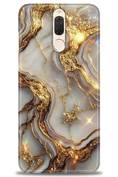 Rulet Aksesuar غطاء متوافق مع هاتف هواوي ميت 10 لايت HD مطبوع - غطاء سيليكون ...