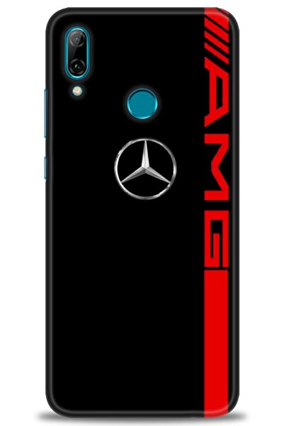 Rulet Aksesuar حافظة متوافقة مع هاتف هواوي بي سمارت 2019 HD مطبوع + واقي شاشة...