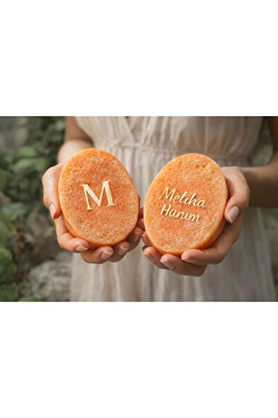 meliha hanım صابون إسفنجي طبيعي بخلاصة البرتقال