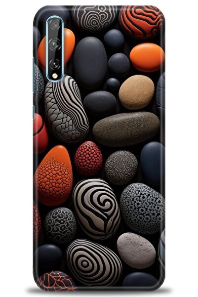 Rulet Aksesuar غطاء متوافق مع هاتف هواوي بي سمارت اس اتش دي مطبوع - غطاء سيلي...