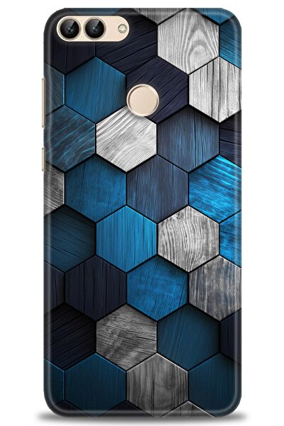 Rulet Aksesuar غطاء متوافق مع هاتف هواوي بي سمارت HD مطبوع - غطاء سيليكون مصم...