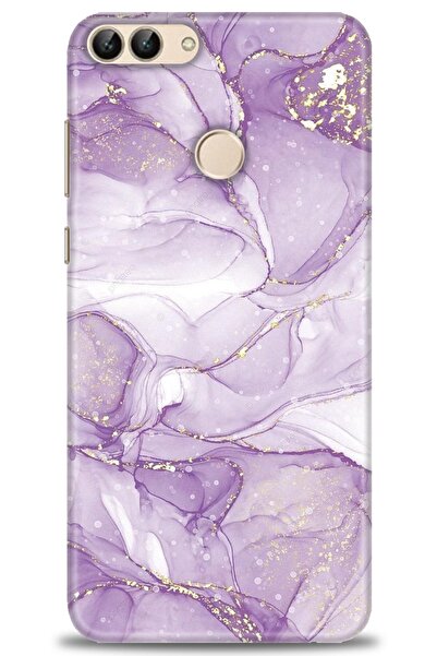 Rulet Aksesuar غطاء متوافق مع هاتف هواوي بي سمارت HD مطبوع - غطاء سيليكون مصم...