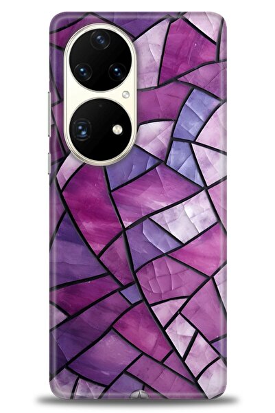 Rulet Aksesuar غطاء متوافق مع هاتف هواوي P50 Pro HD مطبوع - غطاء سيليكون مصمم...