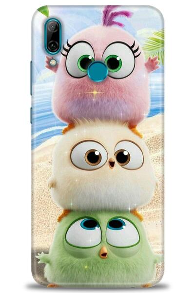 Rulet Aksesuar غطاء متوافق مع هاتف هواوي بي سمارت 2019 HD مطبوع - غطاء سيليكو...