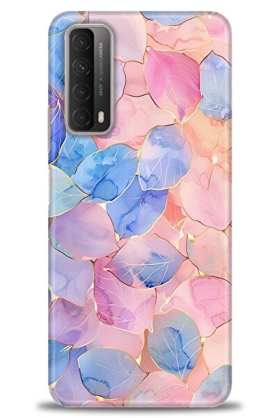 Rulet Aksesuar غطاء متوافق مع هاتف هواوي بي سمارت 2021 HD مطبوع - غطاء سيليكو...