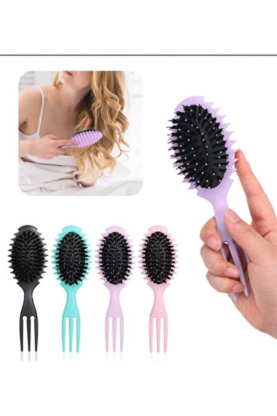 SEVRU Perie pentru îndreptarea buclilor, specială pentru păr creț, dimensiune mare