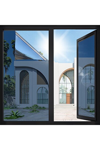 ALAYRA International غشاء زجاجي مانع للتجسس، معتم، لحماية خصوصية النوافذ، مقا...