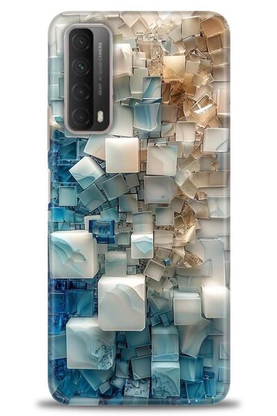 Rulet Aksesuar حافظة متوافقة مع هاتف هواوي بي سمارت 2021 HD مطبوع + واقي شاشة...