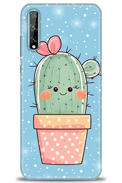 Rulet Aksesuar غطاء متوافق مع هاتف هواوي بي سمارت اس اتش دي مطبوع - غطاء سيلي...