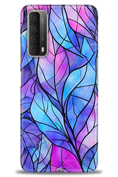 Rulet Aksesuar غطاء متوافق مع هاتف هواوي بي سمارت 2021 HD مطبوع - غطاء سيليكو...