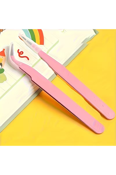 Kolbi Craft مجموعة مكونة من 2 ملقط لاصق من الفولاذ المقاوم للصدأ، طرف مدبب، ط...