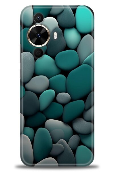 Rulet Aksesuar غطاء متوافق مع هاتف هواوي نوفا 12S HD مطبوع - غطاء سيليكون مصم...