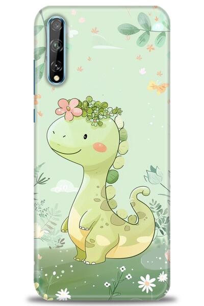 Rulet Aksesuar غطاء متوافق مع هاتف هواوي P Smart S HD مطبوع - غطاء سيليكون مص...