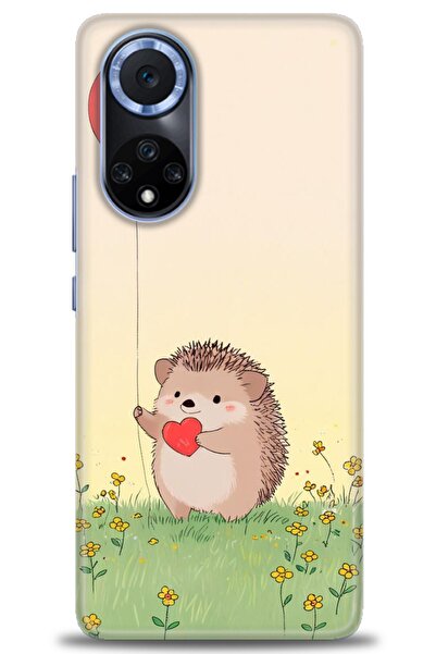 Rulet Aksesuar غطاء متوافق مع هاتف هواوي هونر مطبوع HD - غطاء سيليكون مصمم - 305