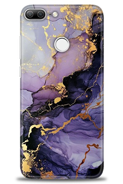 Rulet Aksesuar غطاء متوافق مع هاتف هواوي هونر 9 لايت HD مطبوع - غطاء سيليكون ...