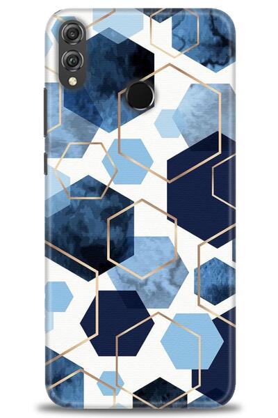 Rulet Aksesuar غطاء متوافق مع هاتف هواوي هونر 8X HD مطبوع - غطاء سيليكون مصمم...