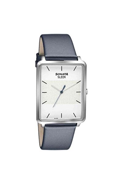 SONATA Quartz Analog Leather Strap Watch for Men