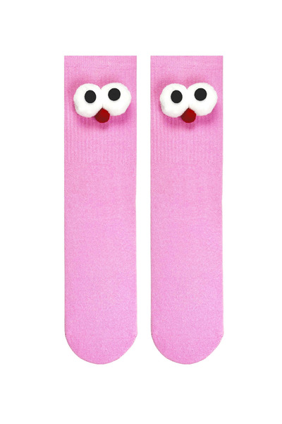 CARNAVAL SOCKS Pörtlek Gözlü Renkli Çorap Pamuklu Eğlenceli Çoraplar 1 Çift