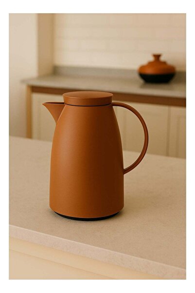 BASURRAH Elegant Brown Tea Thermos - 2 Liters