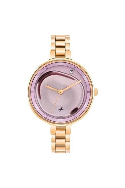 FASTRACK MetaWe Women's Watch 6306WM01 – Pink Dial, Rose Gold Strap, Quartz, ...