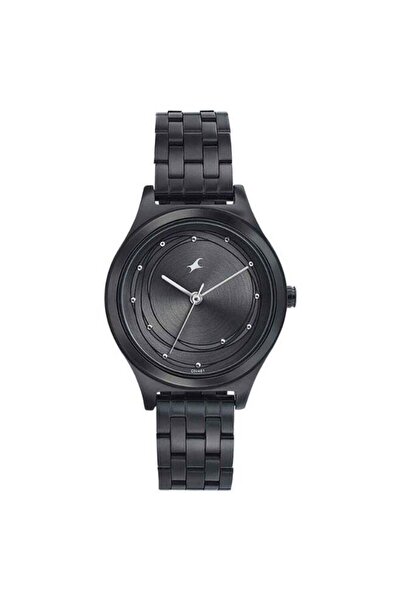 FASTRACK ساعة ستايل أب 3.0 النسائية 6152NM01 - مينا رمادي، سوار من الفولاذ ال...