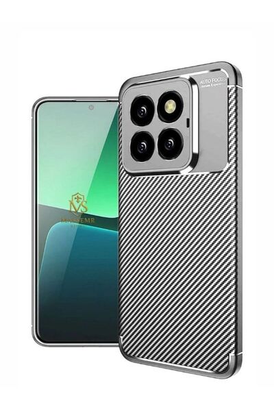 Massemr Xiaomi Mi 14t Pro Case Auto Focus Carbon Cover Shock-Absorbing Premiu...