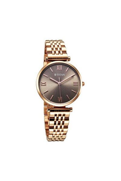 Titan Workmode Women's Watch 95313WM01 - Grey Dial, Rose Gold Stainless Steel...