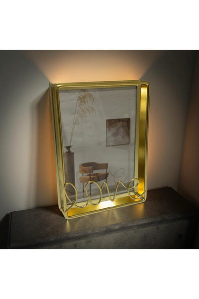 krckurumsal Cos 20*25 cm Gold Pirinç Fotoğraf Çerçevesi