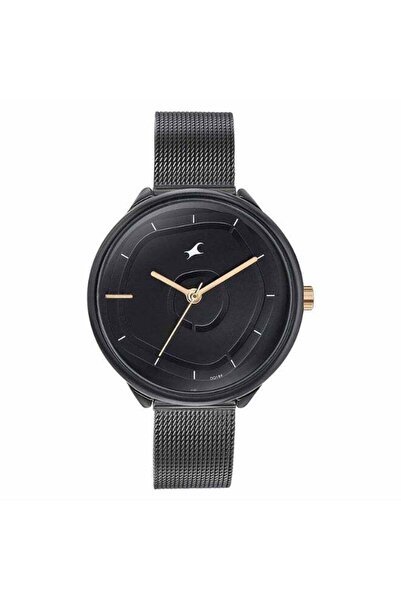 FASTRACK Stunners 8.0 Women's Watch 6303KM01 - Black Dial, Black Stainless St...