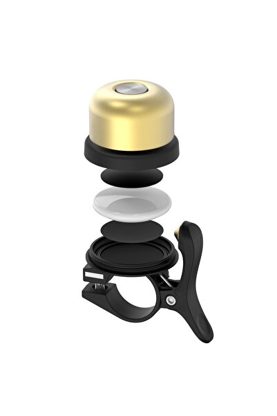 MARYALEX Apple AirTag compatible holder in the form of a classic doorbell, for bicycles, hiding the device