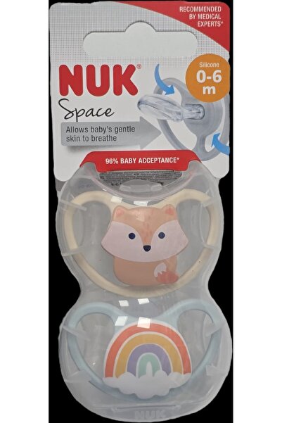 Nuk Space Silicone Soother 0-6m B
