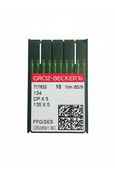 Groz Beckert -Dp x 5 kalın dip düz dikiş sanayi makinesi iğnesi ( 6 paket)