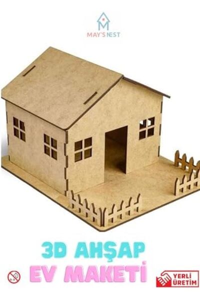 BRF bfsx 3D Ahşap Ev Maketi storsellm 1199837