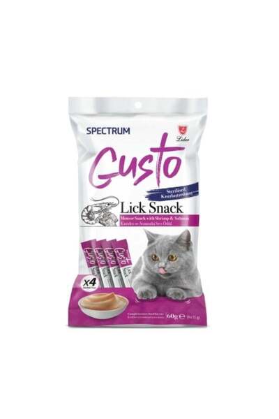 Spectrum Gusto Karidesli ve Somonlu Kısırlaştırılmış Sıvı Kedi Ödül Maması 1 ...