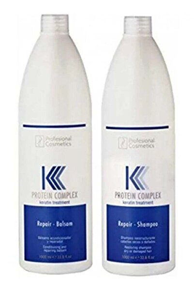 Professional Cosmetics شامبو وبلسم بروتين كومبلكس أبيض، عبوتان × 1000 مل