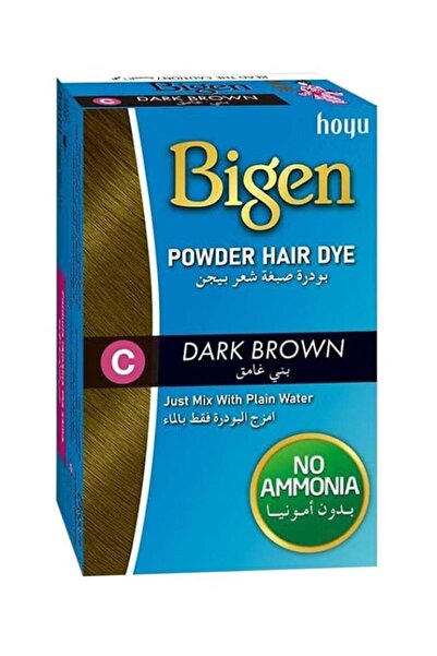 BİGEN Dark brown hair dye powder, 6 grams