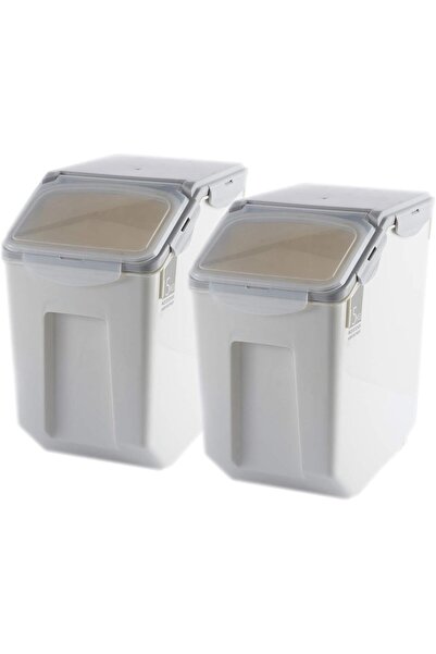 BLOOMING TIME Grain & Rice Storage Bin Set – 15kg (18L) Large Food Containers...