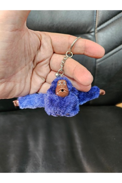 YıldızDükkan Plush Navy Blue Keychain Gorilla Monkey Toy Bag Ornament Jewelry...