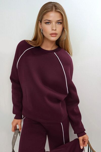 Hiccup BUSEM Біє Детальний велосипедний комір Довгий рукав Світшот