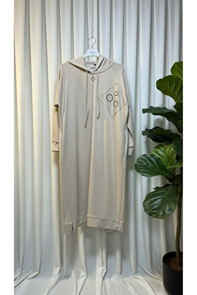 Elikra Stone-Detail Zippered Tunic