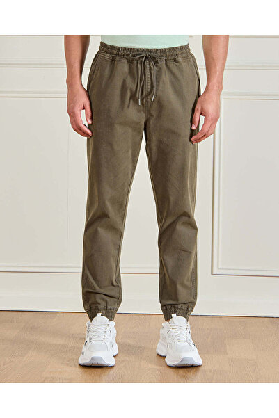 REDTAG Men Green Basic Jogger