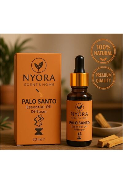 NYORA PALO SANTO AĞACI KOKULU 20 ML ESSENTİAL BIHIRDANLIK YAĞI AROMA TERAPİ D...