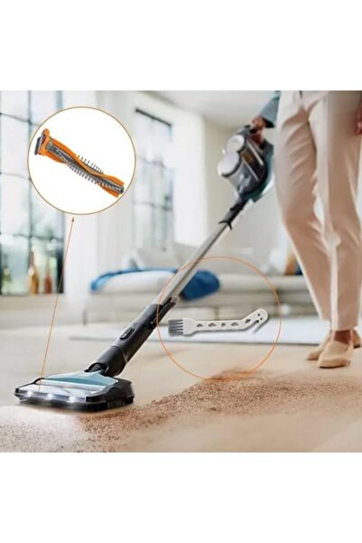 BRF bfsx XC 7040, XC 7043, XC 8043 SpeedPro Max Şarjlı Dikey Süpürge ile Uyumlu Emici Başlık Fırçası sto