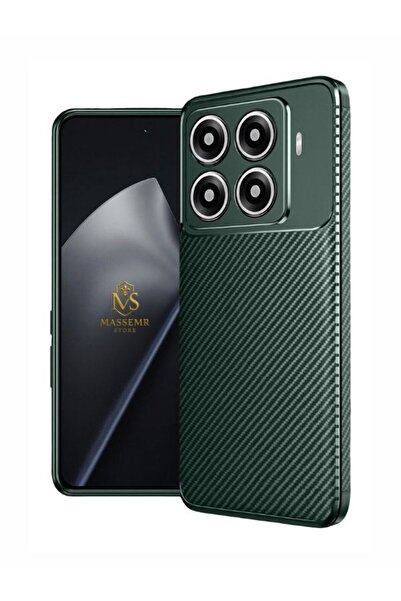 Massemr حافظة Xiaomi Mi 15T Pro ذات غطاء كربوني للتركيز التلقائي وامتصاص الصد...