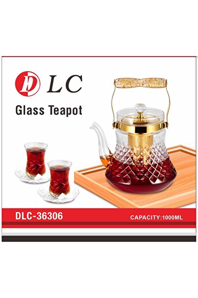 DLC DLC Glass Teapot with Filter