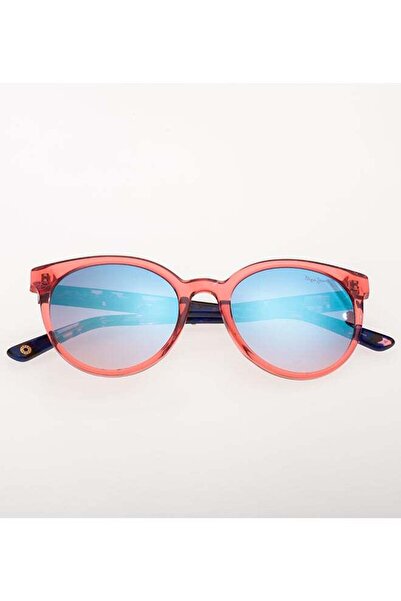 Pepe Jeans نظارات شمسية دائرية للنساء - PJ7400 - مقاس العدسة: 52 مم