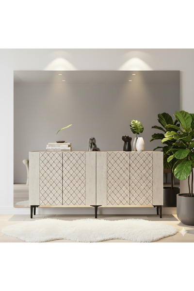 YUMEDİ DESİGN KA1512BT - DEFNE KONSOL, TV SEHPASI, ÇOK AMAÇLI DOLAP ve KAHVE ...