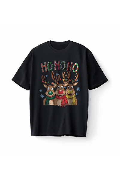 Bumeta Μπλουζάκι Unisex Χριστουγεννιάτικο Μπλουζάκι Χριστουγέννων oversized