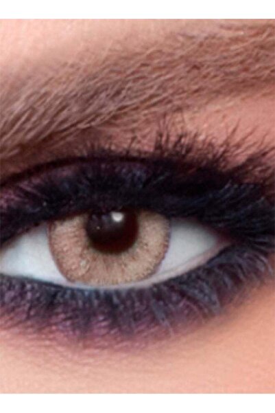 Bella عدسات لاصقة شهرية بلون الكراميل الرمادي المتوهج