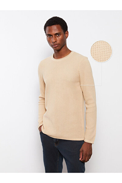 LC Waikiki LCW Pulover tricotat pentru bărbați, cu mânecă lungă, cu decolteu ...